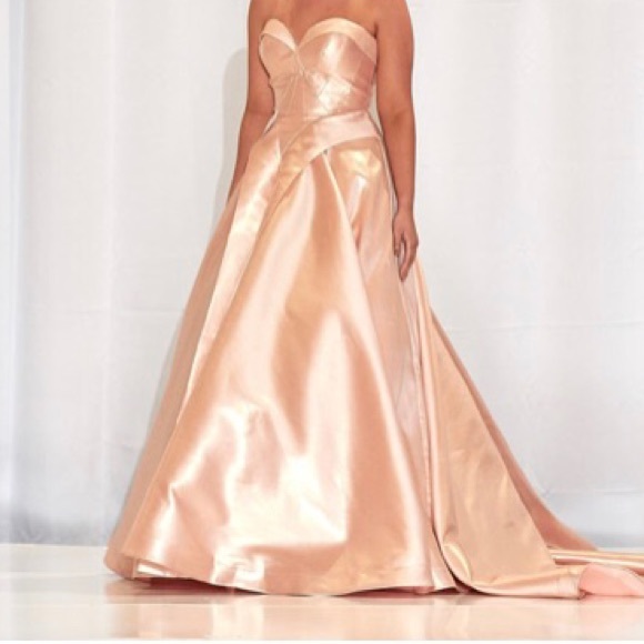 gold dress mac duggal